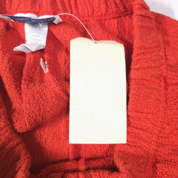 Red Orange Stretch Gaucho Pants M-XL VTG USA Knit Wide Leg Flare Palazzo Capris - Picture 16 of 16